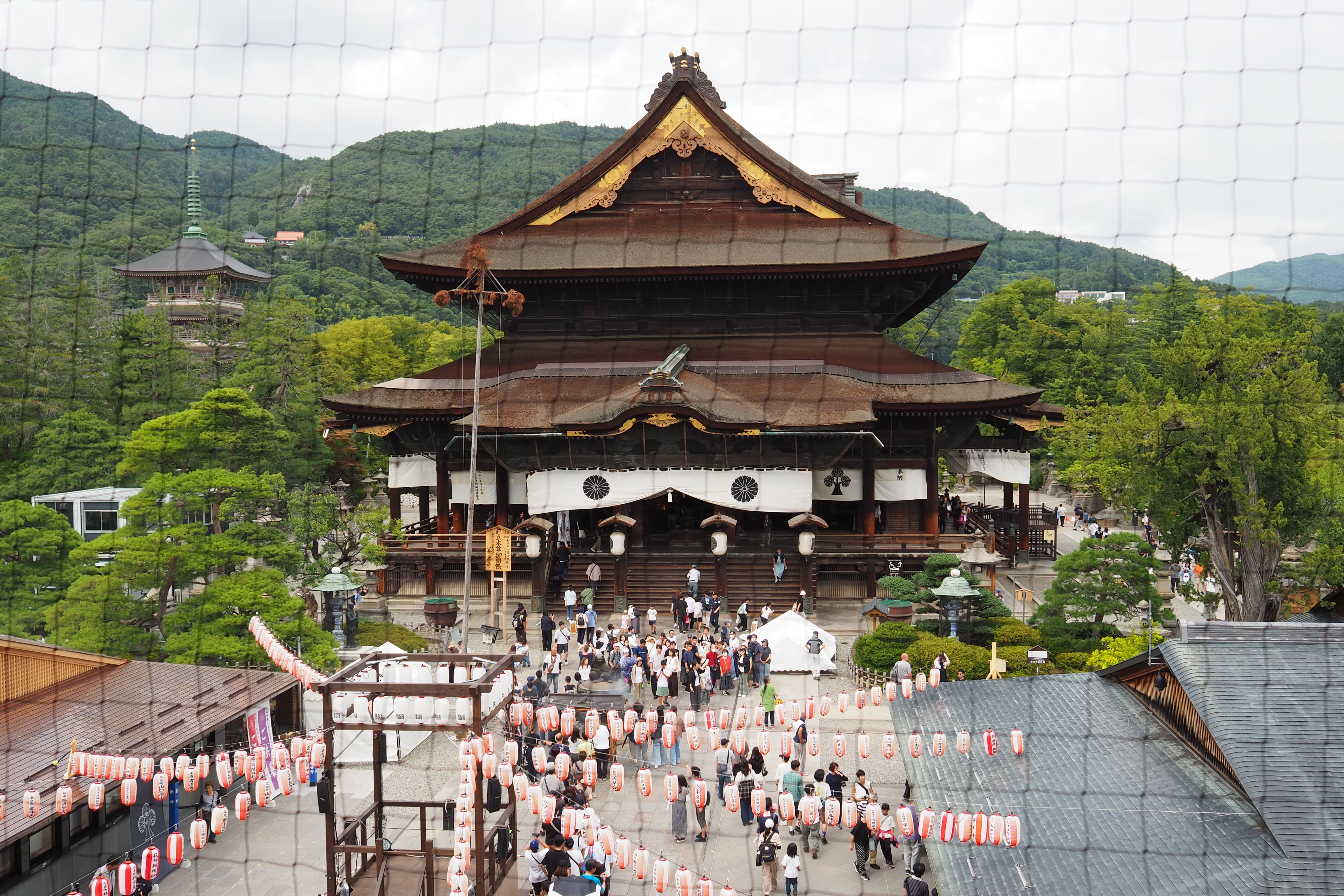 8月の連休に善光寺へ行ったときの混雑状況｜13時ごろの実体験